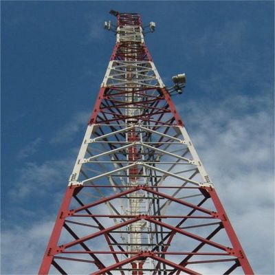 30μ Ζυγισμένο χάλυβα Μονόστρωμα Επικοινωνία Αντένα Μονόπολοι Κεφαλογραμμάτια Ραδιόφωνα Μονοπόλος Πύργος