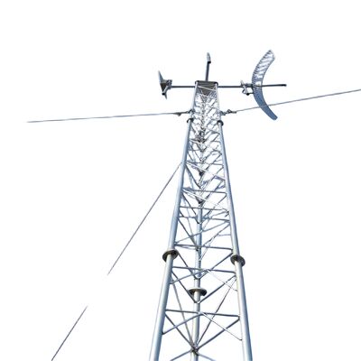 Τυβώδης χάλυβας μικροκυμάτων Πύργος επικοινωνίας 20- 80M 3 πόδια