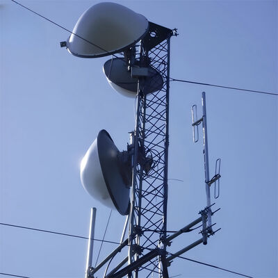 Πύργος μετάδοσης ραδιοτηλεοπτικών εκπομπών FM TV υψηλής ισχύος 20m-200m με γαλβανισμό εν θερμώ και στηρίγματα για μετάδοση ραδιοτηλεοπτικών σημάτων