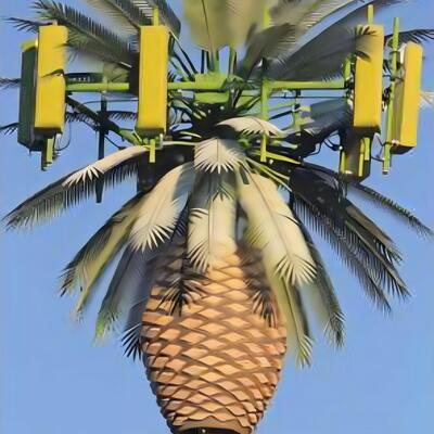 Environmental Eco-friendly  Urban Municipal Road Bionic Camphor Tree Camouflaged 5G Telecom Tower