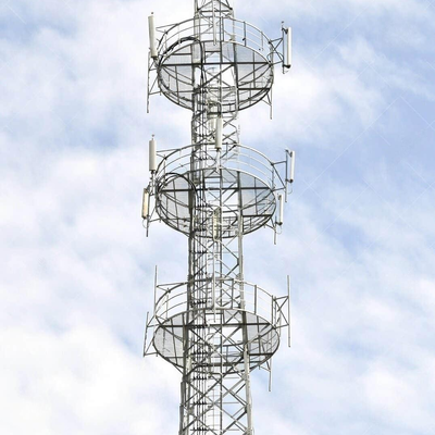 40M 80M 4 ποδιών Lattice Tower Heavy Load for Multi Operator Base Station