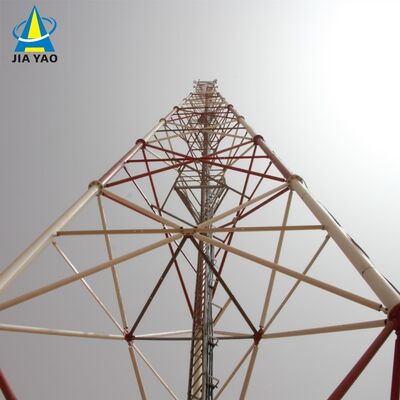 Πύργος Telecom Tube 40M ανθεκτικός σε κραδασμούς 3 ποδιών για επικοινωνία σταθμού