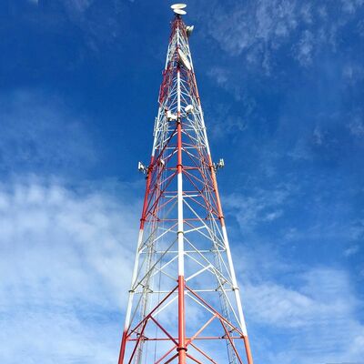 42m 53m 65m 72μετρα Σύνδεση φλάντζας 3 Tube Telecom Tower για είσοδο σταθμού