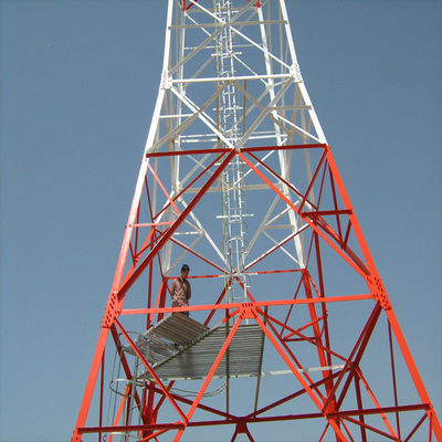 Κινητό δίκτυο Wifi 4G 5G GSM Ραδιοφωνικό σήμα 4 Γωνία Ποδιού Ατσάλι Πύργος Τηλεπικοινωνιών Τηλεπικοινωνίες