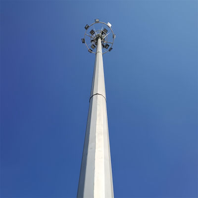 Επικοινωνία 20 30 40 M Αυτοεφοδιασμένη κεραία Πύργος τηλεπικοινωνιών 4G 5G Wifi Monopole