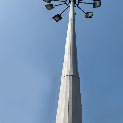 Ατσάλι 20 Meter Gsm Monopole Ατσάλινος Πύργος Πύργος Επικοινωνίας Πώληση Q345B/A572