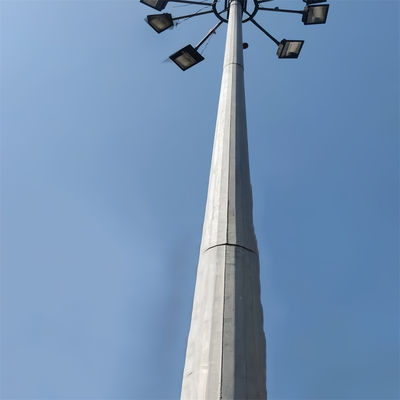 ISO 1461 15 20 30 40 50 M Μέτρα 4G 5G Stand Cell Σημαντικό πόλο Ανεβαίνοντας σκάλα Αυτοστήριξη Μονόπολος Πύργος κεραίας