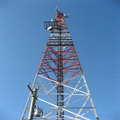 10 - 60 M Meter Αυτοσυντηρούμενο Διαδίκτυο 5G Πύργος Τηλεπικοινωνιών Αντένα Πύργος 3 ποδιών