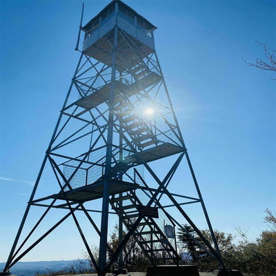 Ζεστό βουτηγμένο γαλβανισμένο 120ft δάσος Πύργος Πυροσβεστικής Ασφάλειας Πύργος Προβλέψεως