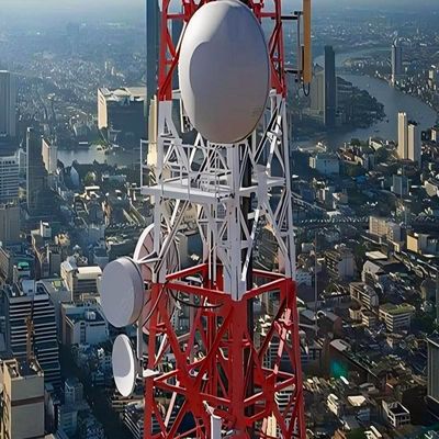 50 60 70 80 90 100 Meter Angle Steel Antenna Πύργος τηλεπικοινωνιών Ζυγισμένος