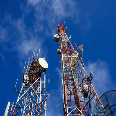 Δίκτυο 5G Wifi Αντένα Σταθμός βάσης Ανεξάρτητη Αντένα Πύργος 4 ποδιών Κυτταρικό εξωτερικό τηλεοπτικό πύργο
