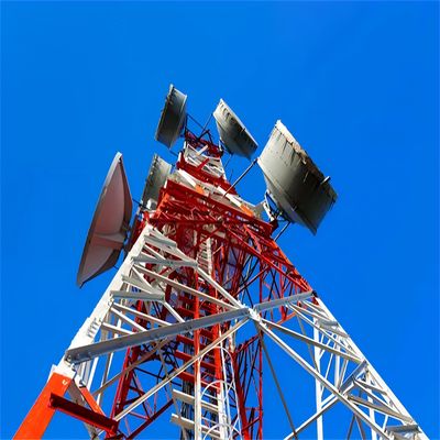 Εργασιακές πλατφόρμες Ηλιακή ενέργεια Ηλεκτρονική βάση επικοινωνίας Αντένα Πύργος 4 ποδιών Πύργος από χάλυβα
