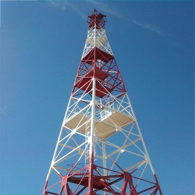 60 μοίρες γωνία 4 πόδια γωνιακή αυτοστήριξη πύργο πλέγμα πύργο μεταλλικής επικοινωνίας πύργο
