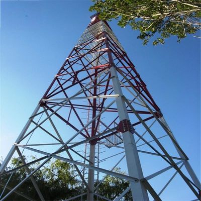 60 μοίρες γωνία 4 πόδια γωνιακή αυτοστήριξη πύργο πλέγμα πύργο μεταλλικής επικοινωνίας πύργο