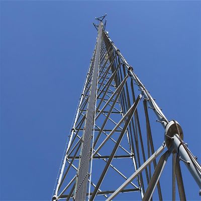 15m 20 30 40 50 Meter Σκεπή Μικροκυμάτων Επικοινωνία Δίκτυο Αντένα Ραδιοφώνου Πύργος 3 ποδιών σωληνωτός χάλυβα