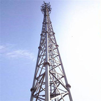 Τηλεπικοινωνιακή κεραία Δίκτυο Wifi GSM Αυτοβοήθης Πύργος Κυττάρων 3 Ποδιών Τυβώδης Κυτταρική Πύργος Επικοινωνίας Μικροκυμάτων