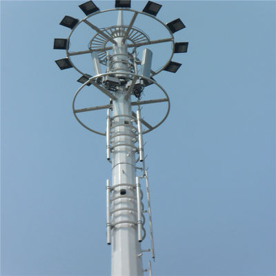 Κατασκευαστής 75 Ft Εξωτερικό 100 Km Range Αντένα τηλεόρασης Χάλυβα σωληνώδης τηλεπικοινωνίας Mast Pole