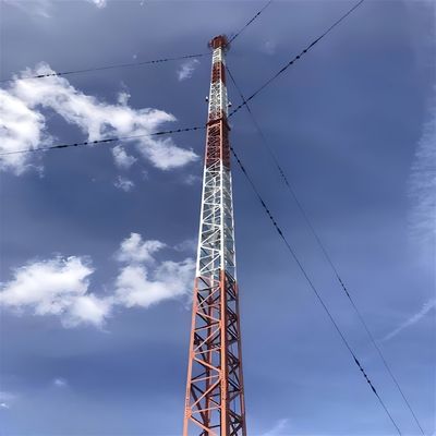 Ασύρματο 4G 5G Isp Επικοινωνία από χάλυβα άνθρακα Πύργος πύργου τριγωνικού