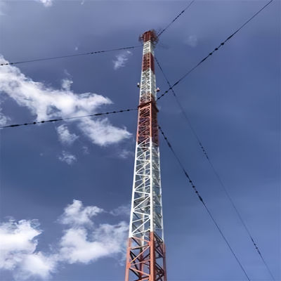 100 Meter Q345 Q235 Q420 Χάλυβα Δομή Τυποποιημένος Στύλος Πύργος Αντένα Γωνία Πλέτη Επικοινωνία Στύλος Πύργος Τηλεπικοινωνιών