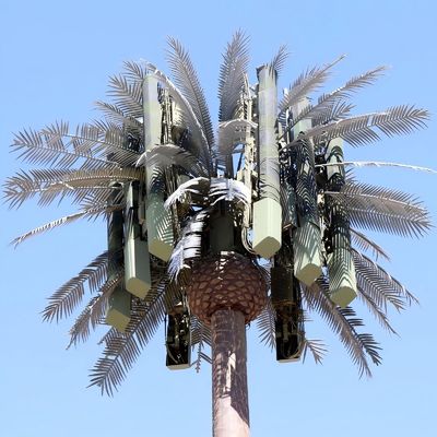 Ζυγισμένο GSM Κινητό Bionic Palm Tree Αντένα Πύργος Μονόπόλος 5g Πύργος Καμουφλάζ
