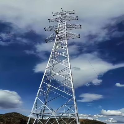 110KV 220KV Ζεστό βύθιση Ζαλβανισμένα Μεγάλα Σωλήνες Ηλεκτρικής Ενέργειας Πύργοι Ηλεκτρικός Πύργος υψηλής τάσης