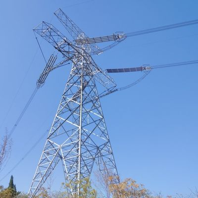 35kv διπλό κύκλωμα πυλώνας ηλεκτρικής ενέργειας Πύργος μεταφοράς ηλεκτρικής ενέργειας Ζυγισμένο χάλυβα Μεταλλικός μονοπόλος Πύργος