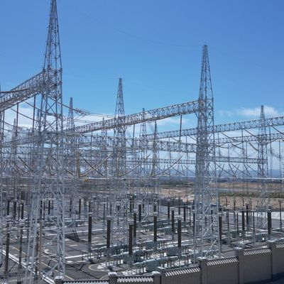 Πύργος μεταφοράς ηλεκτρικής ενέργειας από τσιμεντωμένο χάλυβα Πύργος από χαλύβδινο πλέγμα