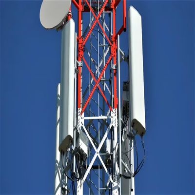 30μ αυτοστηριζόμενος πύργος πλέγματος για την επικοινωνία GSM πύργος κατασκευασμένος από γωνιακό χάλυβα