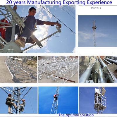 Πύργος κυψελών σχοινίς υψηλής αντοχής χάλυβα 35m κινητό δίκτυο προαστιακές ζώνες ανθεκτικός στον άνεμο