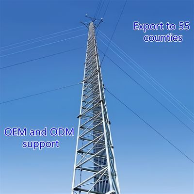 Ανθεκτικός στη διάβρωση τριών ποδιών ατσάλινος πύργος κατάλληλος για εξωτερικές εγκαταστάσεις και εφαρμογές βαρέων φορτίων