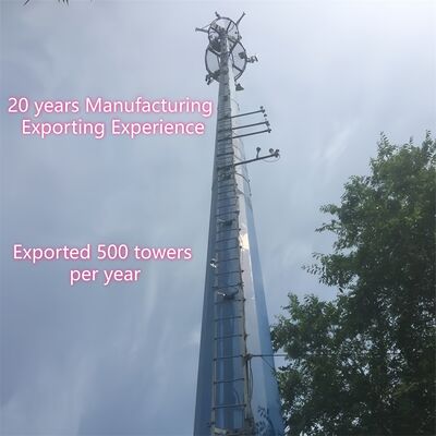 Σιδηρούν Wifi κινητό τηλέφωνο κεραυνός Πύργος 25m 40m ύψος Δίκτυο κινητής επικοινωνίας