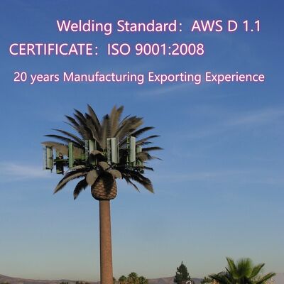 65M Βιονικό Ατσάλι Τσέρι Καμουφλάρισμα Γαλβανισμένο Χάλυβα 5G Wifi Κήπος Τουριστικός χώρος οικολογικά φιλικός Πύργος Τηλεπικοινωνιών