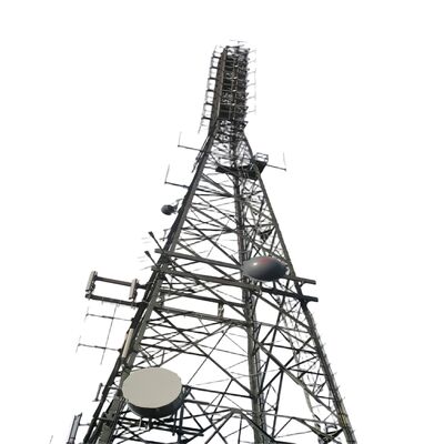 Χάλυβα κατασκευασμένο 4 πόδια γωνιακό χάλυβα Πύργος με βίδες νάτσες και πλέγματα που πληρούν τα πρότυπα DIN 7990 και ISO 6507 1 για την ασφάλεια και την συναρμολόγηση