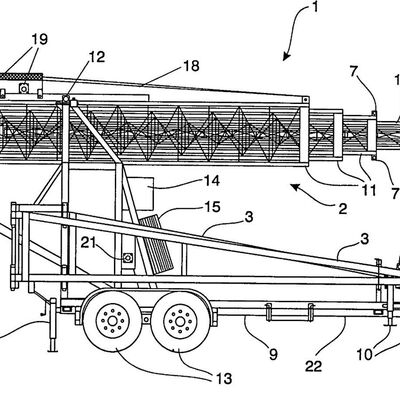 Τηλεσκοπικός πύργος 15-30M Σωλήνας Στερεός ράβδος Επικοινωνία Αντένα Φωτιστικό φορτηγό Εγκατασκευασμένο 40M/S Αντίσταση στον άνεμο Ζεστό βύθιση Ζαλβανωμένο