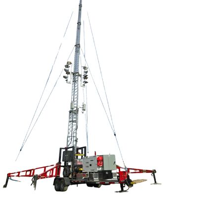 Εξωτερικός τηλεσκοπικός γαλβανισμένος χάλυβας 15 20 30M 5G 4G Wifi σήμα έκτακτης ανάγκης ενισχυτής Πύργος επικοινωνίας