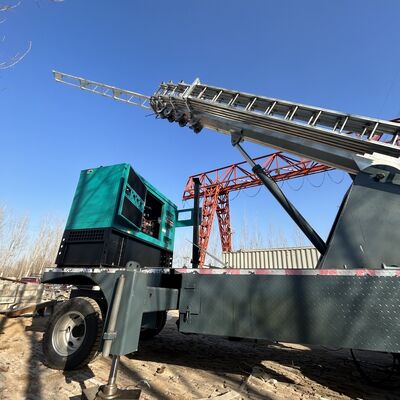 Βαρέως Τύπου Τηλεσκοπικός Πύργος με Κάθετη Απόκλιση Λιγότερο από Ένα ανά Χίλια Προσφέροντας Απόδοση για Εργασίες Επικοινωνίας και Φωτισμού