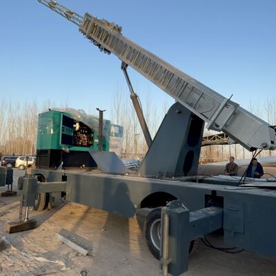 Βαρέως Τύπου Τηλεσκοπικός Πύργος με Κάθετη Απόκλιση Λιγότερο από Ένα ανά Χίλια Προσφέροντας Απόδοση για Εργασίες Επικοινωνίας και Φωτισμού