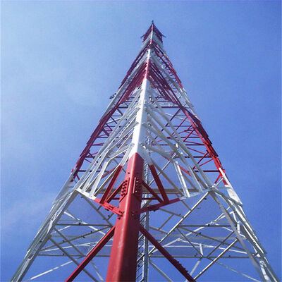 Galvanizing Angle Steel 3-Legged Telecommunication GSM Radio Lattice Communication Self Support Tower