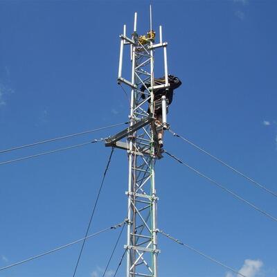20m-100m Cold-Resistant Reinforced Guyed Wire Tower for Alpine Low Temperature Area Communication