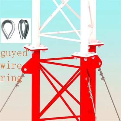 20m-60m Extreme Environment Resistant Guyed Wire Tower for Polar Scientific Research Station Communication