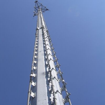 18 26 34M Urban Landscape Monopole Galvanized Steel Self Supporting Outdoor 5G 4G Wifi Aesthetic Telecom Tower
