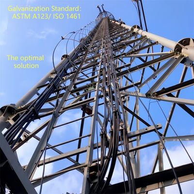 Heavy Gauge 3 Legged Tubular Steel Tower με γαλβανισμένο φινίρισμα εν θερμώ για ενισχυμένη αντοχή στη διάβρωση σε εξωτερικούς χώρους