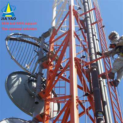 35M Pre Galvanized 3 Legged Angle Steel Tower Low Cost For Township Network