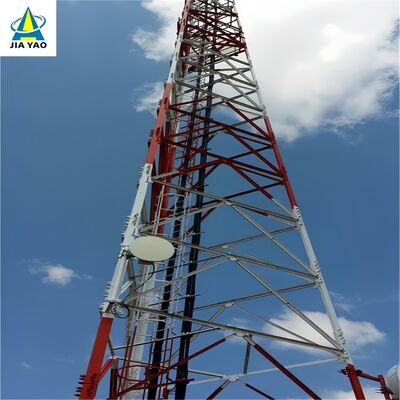 42M Weathering Steel 3 Legged Angle Steel Tower For Highway Signal Coverage