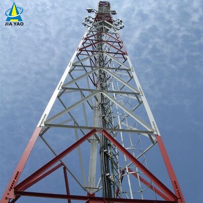 42M Weathering Steel 3 Legged Angle Steel Tower For Highway Signal Coverage