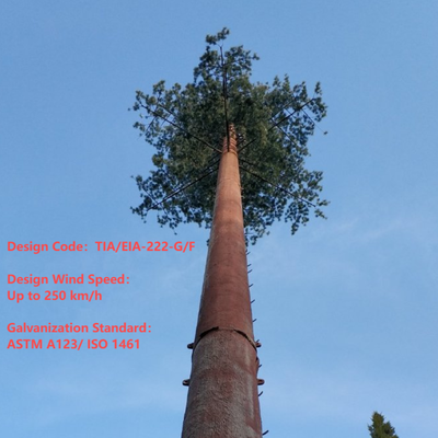 18 27 35 μέτρων Καμουφλαρισμένο Palm Tree Telecom Tower For Resort Hotel Landscape