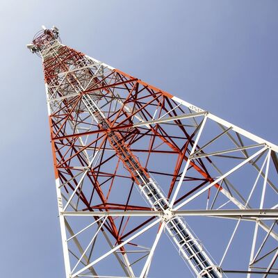 20M 30M 40M Dual Platform Design Steel Tower 4 Legged Angle for Road Station