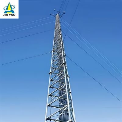 38 46 52M Wind Load Optimized Guyed Wire Tower for Seismic Monitoring Station