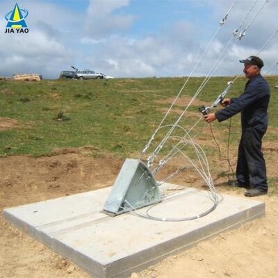 32M Hot Dip Galvanized Guyed Wire Tower Ultra Height για Φούρνο μικροκυμάτων μεγάλης εμβέλειας