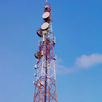 42M Q355 Steel 4 Logged Angle Steel Tower Ανθεκτικό στον πάγο για μετάδοση σήματος Άλπεων